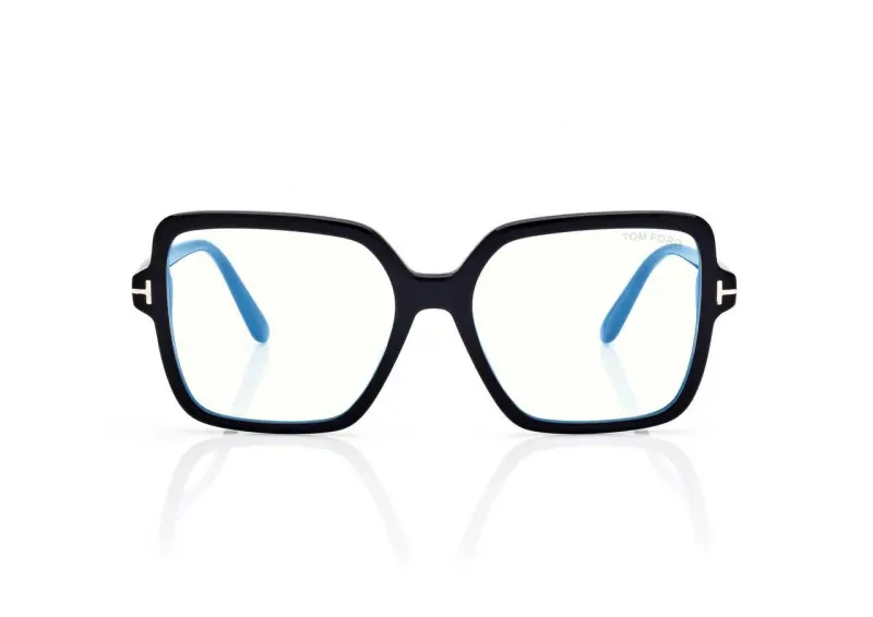 SQUARE BLUE BLOCK OPTICALS BLACK online